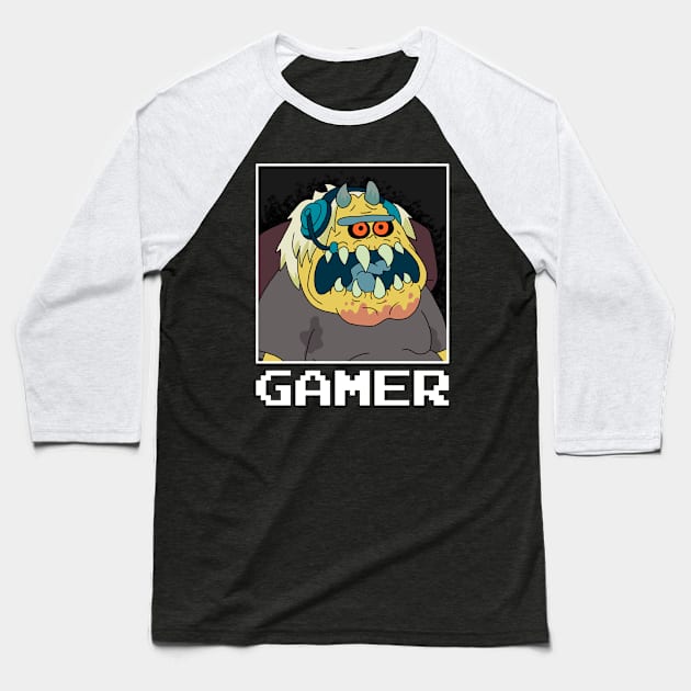 GAMER Baseball T-Shirt by BuckRogers